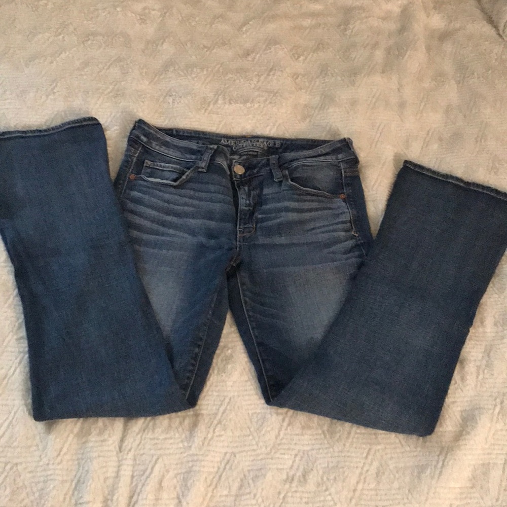 American Eagle skinny kick jeans